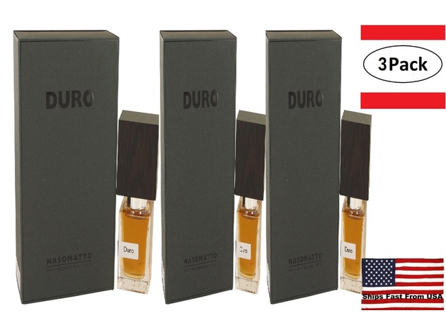 3 Pack Duro by Nasomatto Extrait de parfum (Pure Perfume) 1 oz for Men