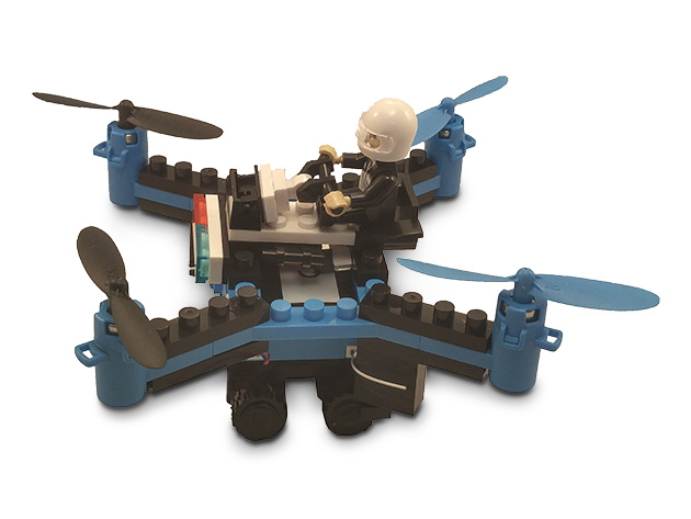 Force Flyers DIY Building Block Drone (Police)