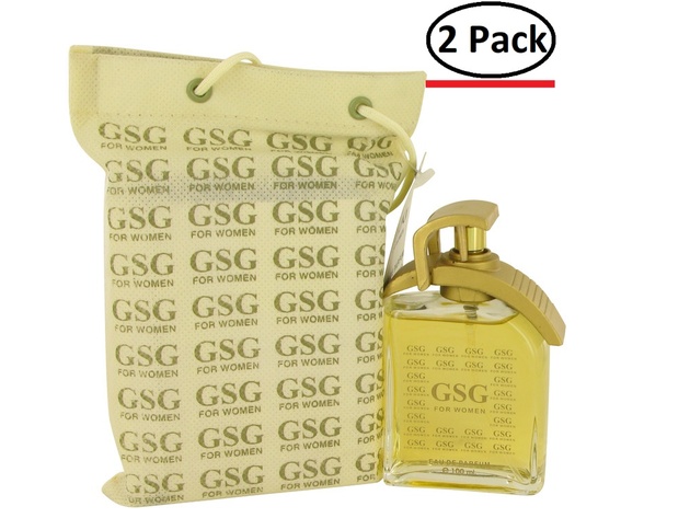GSG by Franescoa Gentiex Eau DE Parfum Spray 3.4 oz for Women (Package of 2)