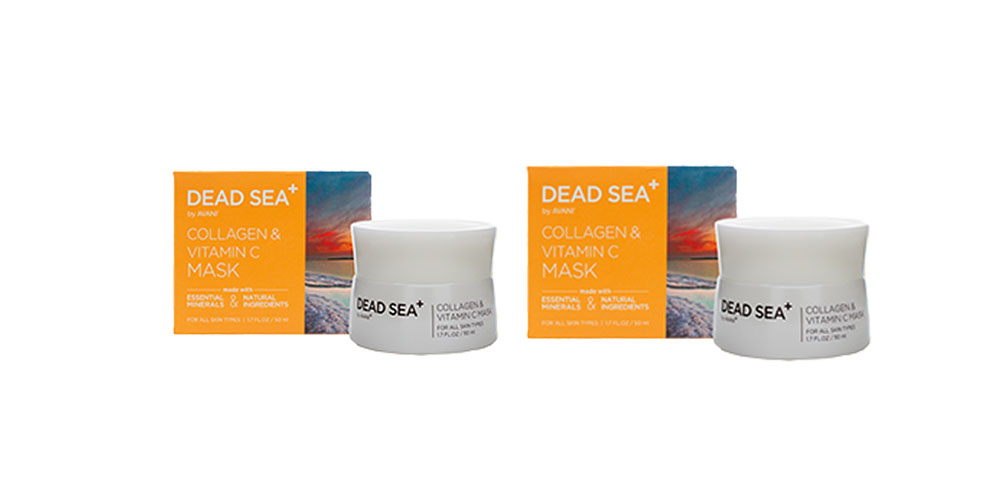 Dead Sea⁺ Collagen & Vitamin C Mask: 2-Pack