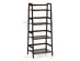 Costway 4-Tier Bamboo Ladder Shelf Plant Display Stand Rack Bookshelf - Dark Brown