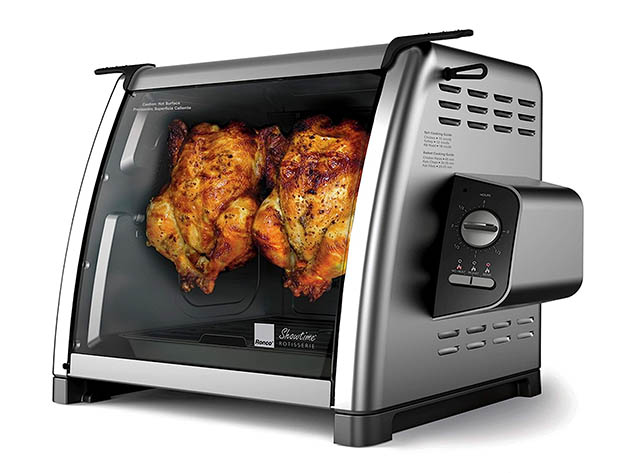 Ronco Modern Large Capacity (15lbs) Rotisserie Countertop Oven (Stainless Steel)