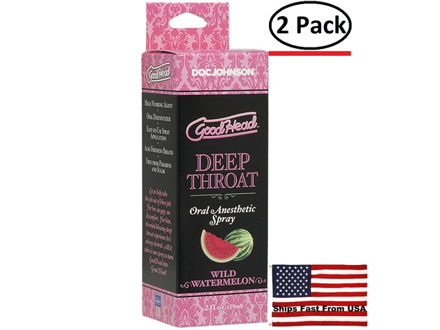 ( 2 Pack ) Goodhead - Deep Throat Spray - Wild Watermelon | StackSocial