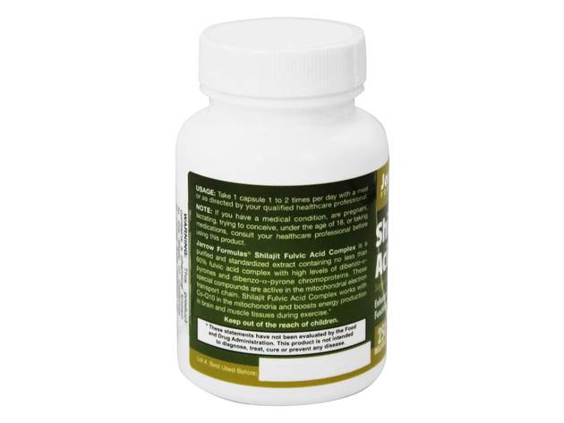 Jarrow Formulas - Shilajit Fulvic Acid Complex 250 mg. - 60 Vegetarian Capsules