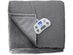 Serta Quilted Medallion Electric Heated Warming Blanket - Gray