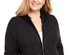 Karen Scott Women's Textured Zip-Front Cardigan Brown Size Small