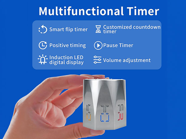 Digital Magnetic Flip Productivity Timer