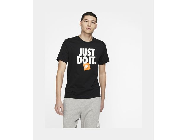 Nike Men's Sportswear Just Do It T-Shirt Black Size 3 Extra Large