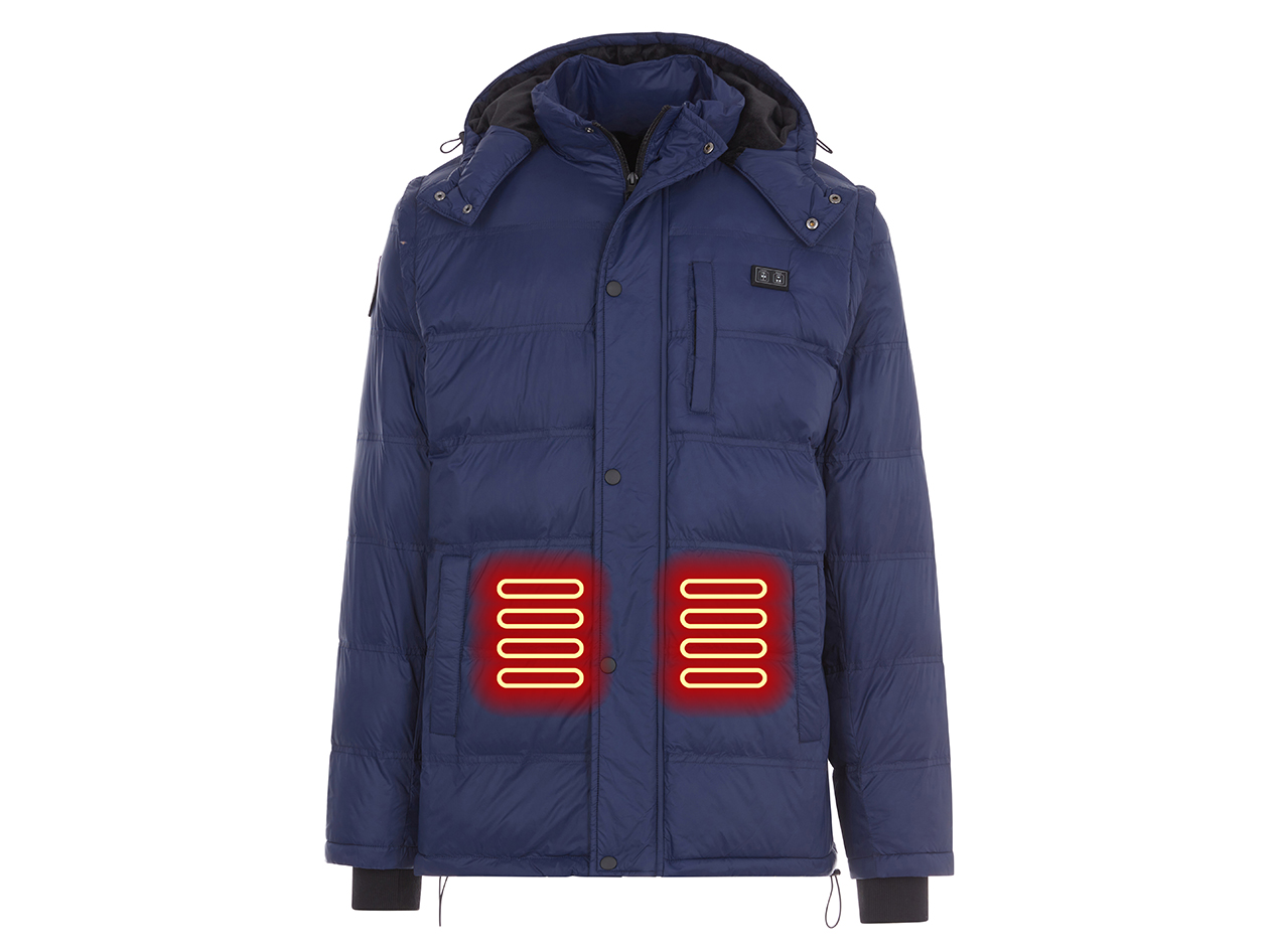 Women's Helios Hybrid Heated Coat (Navy/Medium)