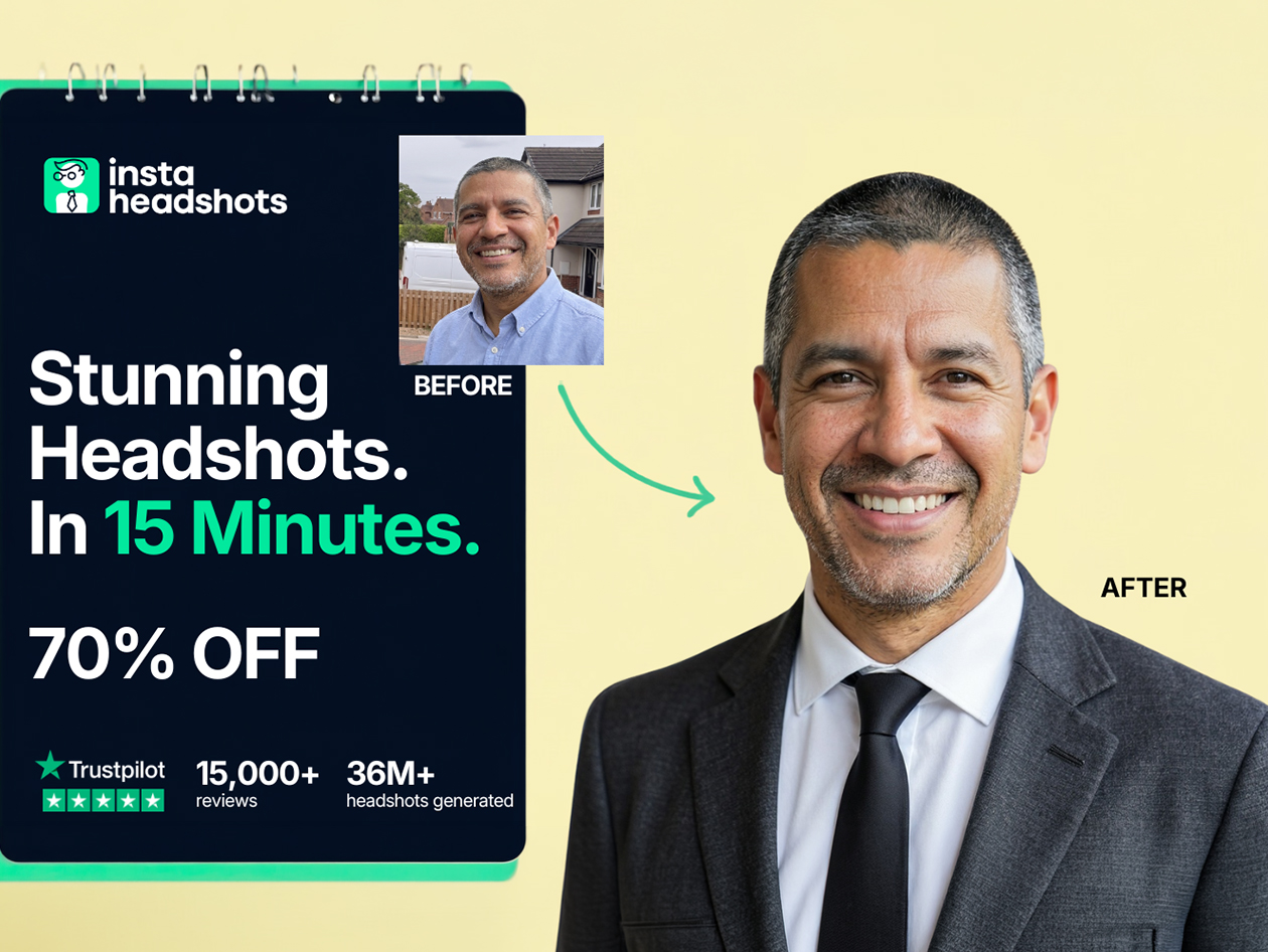 InstaHeadshots AI Headshot Generator Premium Plan: One-Time Purchase