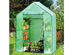Costway Portable Mini Walk In Outdoor 4 Tier 8 Shelves Greenhouse - Green