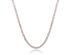 Tennis Necklace with White Princess Cut Swarovski (Rose Gold)