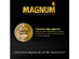 MAGNUM Gold Collection Condoms, Larger Than Standard Condoms for Extra Comfort - Pack of 3