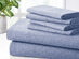 Bamboo Blend Chambray Sheet Set (Light Blue/Queen)