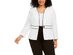 Kasper Women's Plus Size Piped Jacket White Size 18