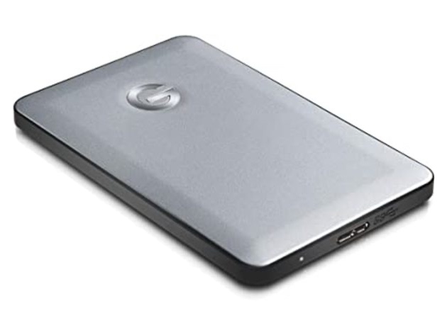 G-Technology G-Drive Slim Ultra-Slim USB External Hard Drive, 500GB - 7200RPM (Used, Open Retail Box)
