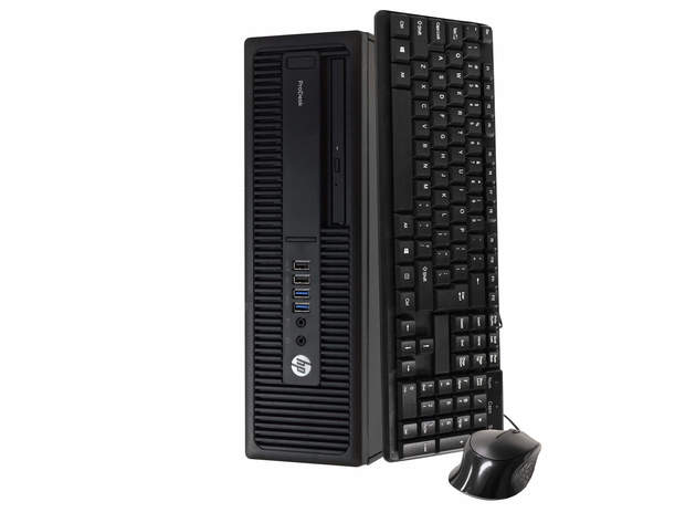 HP ProDesk 600 G2 Desktop Computer PC, 3.20 GHz Intel i5 Quad Core Gen 6, 16GB DDR4 RAM, 2TB SATA Hard Drive, Windows 10 Professional 64 bit, BRAND NEW 24” Screen (Renewed)