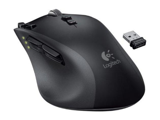 Logitech G 910-001436 13-Buttons Laser Movement Wireless Gaming Mouse - Black- (Used)