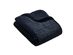 Etched Faux Fur Berber Throw Midnight