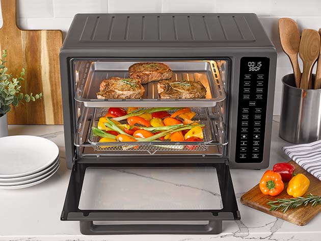 Sur La Table 1.1 Cu. Ft. Multifunctional Air Fryer Toaster Oven