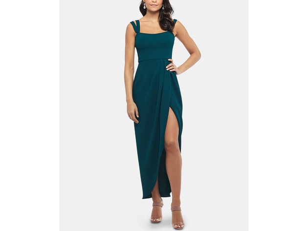 Xscape Women's Double-Strap Gown Green Size Small | StackSocial Xscape Women's Double-Strap Gown Green Size Small | StackSocial