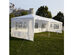 Costway 10'x30'Party Wedding Tent Canopy Heavy duty Pavilion 5 Sidewall - White