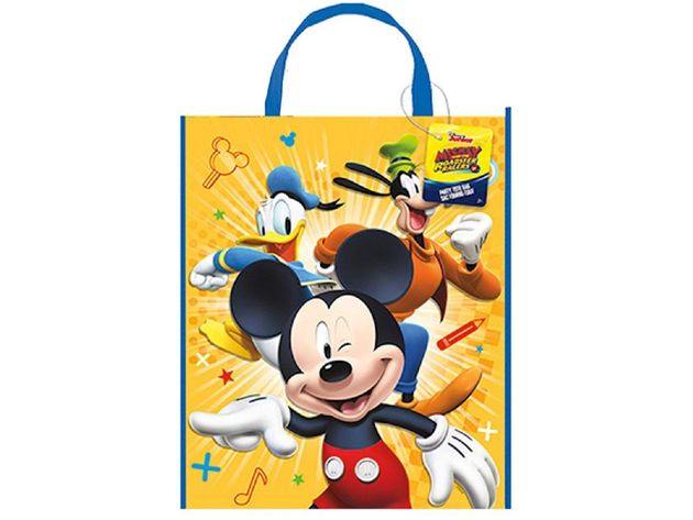 Candy Bags - Mickey Mouse - Large Tote - 13 Inches - Plastic - 12pcs