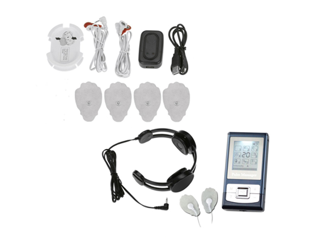 Silver PCH 2 Pulse Massager with Neck Attachment