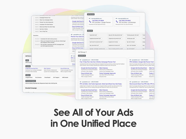 PPC Ad Editor Agency Plan: 2-Yr Subscription