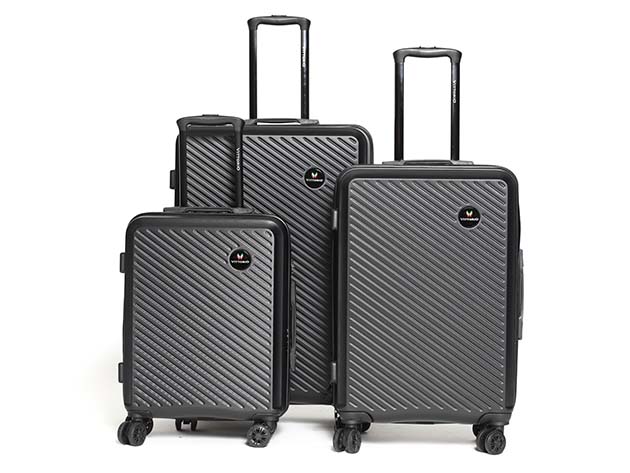 Vittorio Passo 3-Piece Luggage Set (Black)