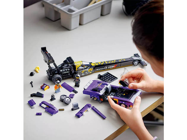 LEGO 76904 Speed Champions Mopar Dodge//SRT Top Fuel Dragster and 1970 Dodge Challenger T/A for $69