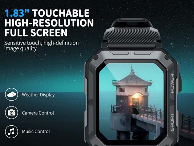 IP68 Military Smart Watch for Men