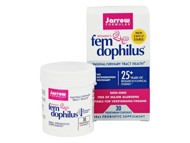 Jarrow Formulas - Fem-Dophilus Shelf Stable Probiotic Supplement 1 Billion CFU - 30 Vegetarian Capsules