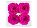 Rose Box™ 4-Rose Jewelry Box (Neon Pink)