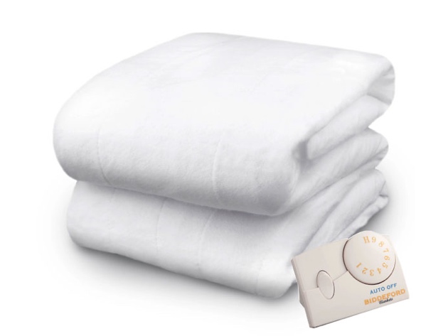 pure warmth by biddeford electric heated mattress pad