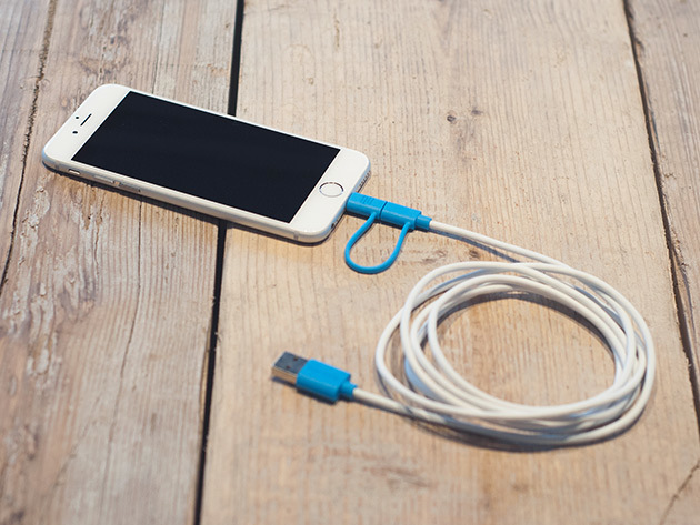 2-in-1 iOS & Android Extra-Long Charging Cable