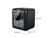 Costway 8-in-1 Air Fryer 10.6QT Digital Toaster Oven Rotisserie w/ Accessories - Black