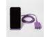 Heyday Qi Wireless Charging Stand, 10 Watts of Power for Quick Charging, Lilac Fancy