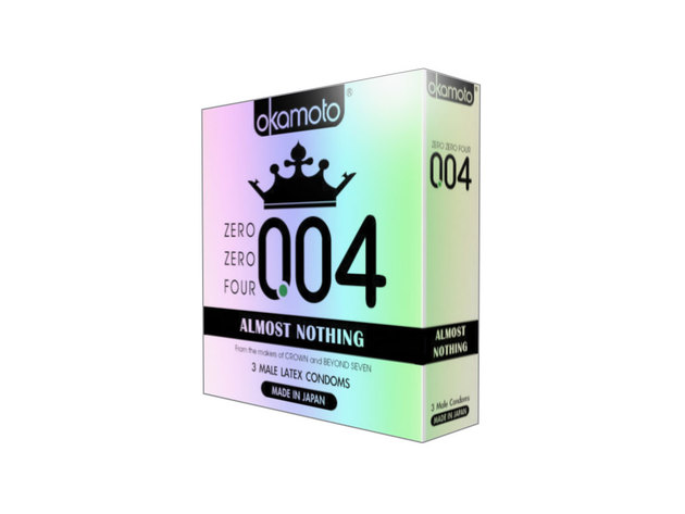004 Almost Nothing Condom (3pk)
