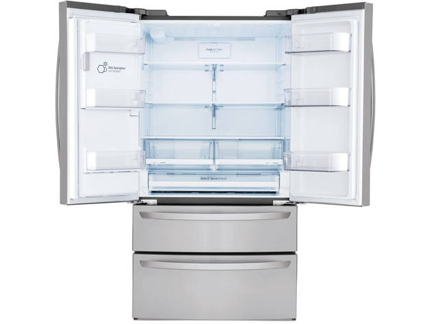 LG LMXS28626S 28 Cu. Ft. 4-Door French Door Refrigerator - Stainless Steel