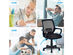 Costway Modern Ergonomic Mid-back Mesh Computer Office Chair Desk Task Task Swivel- Black