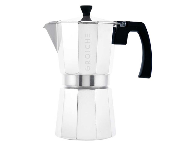 MILANO Stovetop Espresso Maker (Chrome/9-Cup)