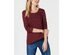 Style & Co Women's Long-Sleeve T-Shirt Wine Size Large