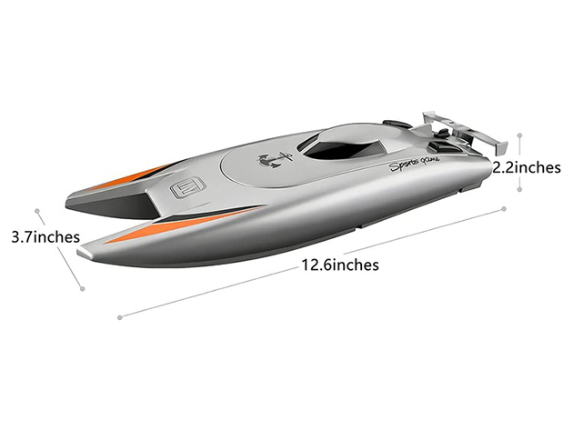 Remote Control Boat with Sport Spoiler & Dual Motors