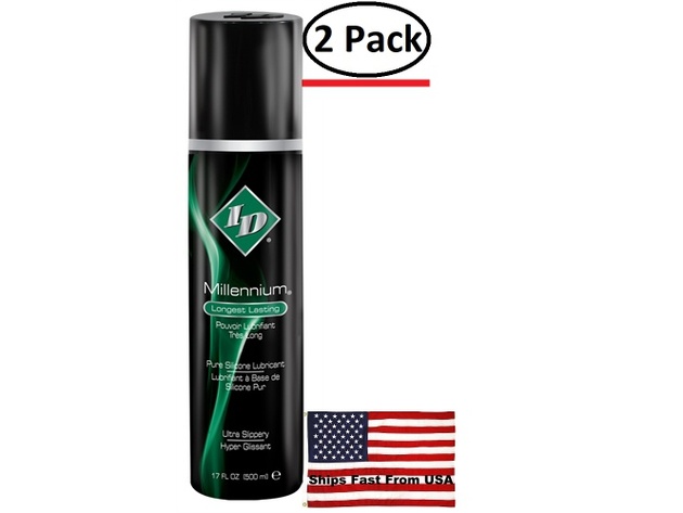 ( 2 Pack ) ID Millennium Silicone Lubricant 17 Oz