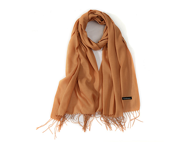 Lavisha Cashmere-Blend Shawl (Sand Dunes)