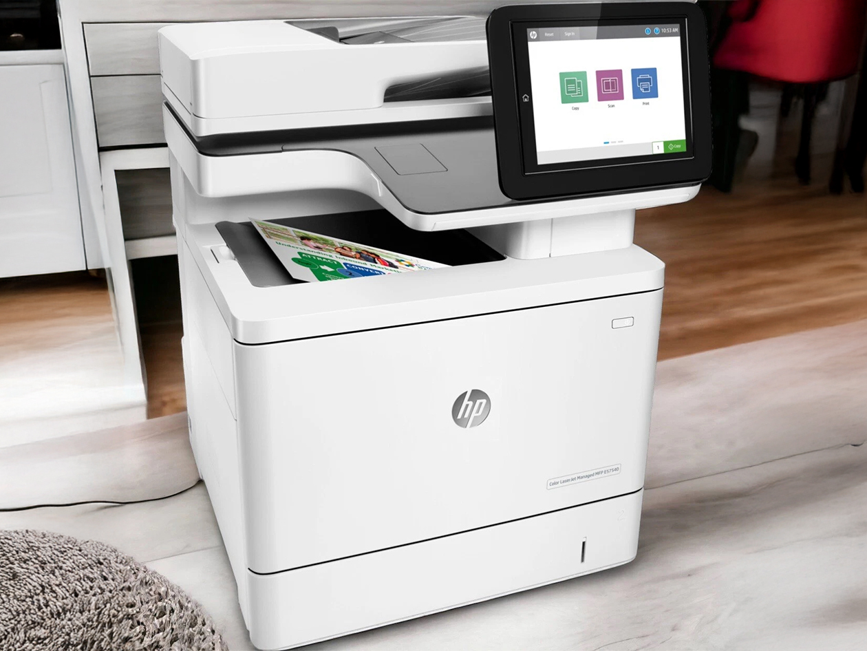HP Color LaserJet Managed MFP E57540dn Printer (Certified Refurbished)