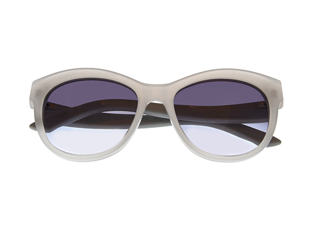 Swarovski White & Smoke Wayfarer Style Sunglasses (Store-Display Model)