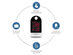 Fingertip Pulse Oximeter (4-Pack / White)