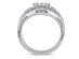 Princess Cut Diamond Engagement Ring & Wedding Band Set 1.20 Carat (ctw Clarity I2-I3 Color H-I ) in 14K White Gold - 10